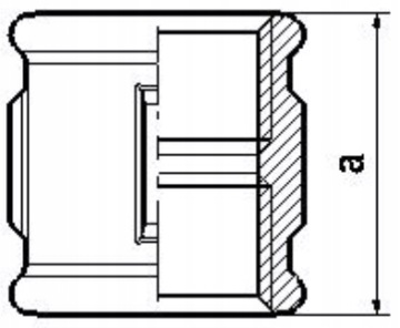 ОЦИНКОВАННАЯ МУФТА 3/4'