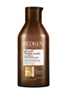 Redken All Soft Mega Odżywka Nawilżająca do Suchych i Kręconych Włosów 300m
