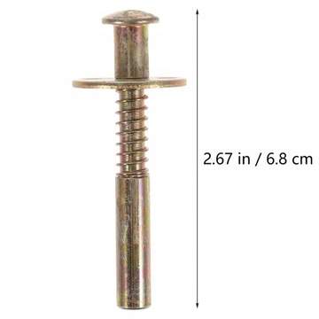 Zatrzaski sprężynowe do łóżek Zamek metalowy 4 szt