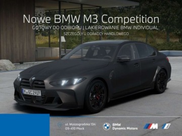 BMW Seria 3 G20-G21 2026 BMW M3 Competition M xDrive 530 KM - Lakierowanie BMW Individual 3.0 530KM
