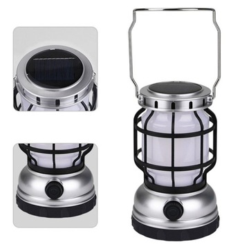LAMPA NAMIOT KEMPINGOW LED SOLARNA MOŻNA POWIESIĆ