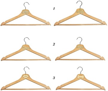 Свадебные вешалки Рустикальный дизайн на выбор