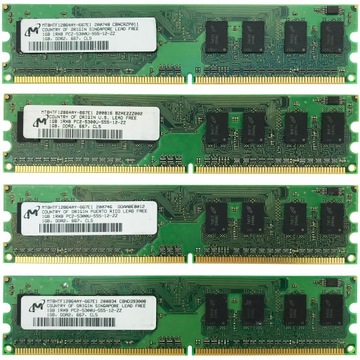 MICRON PC2-5300U-555-12-ZZ < SPASOWANE 4GB >