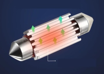 ЛАМПОЧКА 12 LED 4014 SMD ТРУБА 31 мм C5W C10W CANBUS