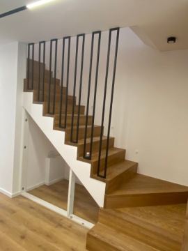 Балюстрада, сталь, решетка из металлических ламелей, 25 м