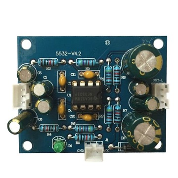 Stereofoniczny moduł przedwzmacniacza audio 5532 DIY HiFi