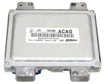 JEDNOTKA ECU OPEL ASTRA J 1.4 E78 12675408 ACAG