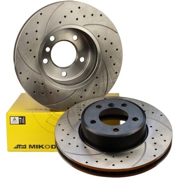 TARCZE SPORTOWE MIKODA GT TYŁ VW GOLF 6 7 SUPERB 3T4 3T5 JETTA 3 272mm