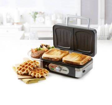 Вафельница DOMO DO9136C, бельгийские вафли 3 в 1