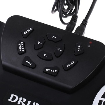 Портативный электронный барабан USB, портативный, 9 силиконовых