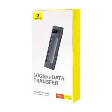 Kieszeń na dysk SSD Baseus FlyJoy Series M.2 NVMe / M.2 SATA 10 Gb/s - szar