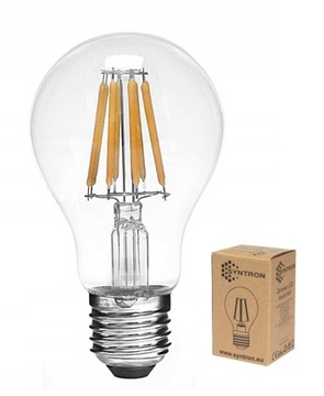 Żarówka LED Filament E27 4W biała zimna Edison