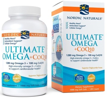 Nordic Naturals Ultimate Omega Coq10 1280mg 120gel