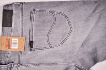 LEE spodnie REGULAR skinny GREY jeans SCARLETT _ W31 L31
