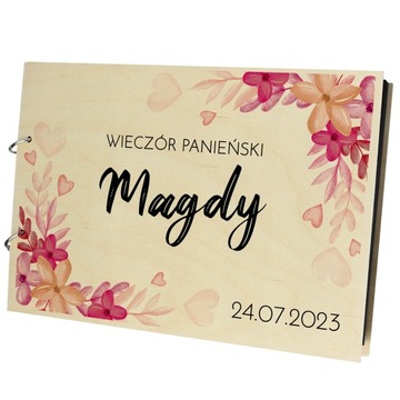 FOTO ALBUM BOHO WIECZÓR PANIEŃSKI PREZENT POZIOMY