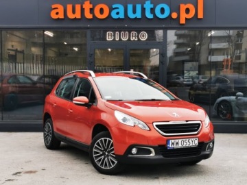 Peugeot 2008 I SUV Facelifting 1.2 PureTech 82KM 2016 PEUGEOT 2008 Salon PL, Bezwypadkowy, 1 Właściciel, Po wymianie rozrządu