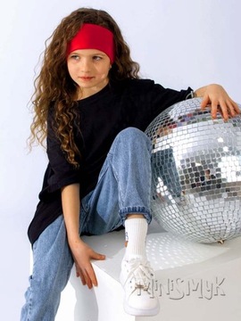 Повязка на голову хлопковая, CLASSIC, прямая, ГЛАДКАЯ, 36-42