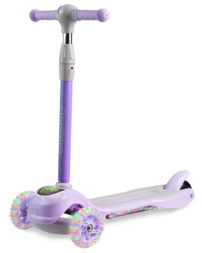 ТРЕХКОЛЕСНЫЙ ДЕТСКИЙ САМОКАТ СО СВЕТЯЩИМИСЯ СВЕТОДИОДНЫМИ КОЛЕСАМИ