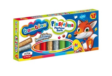 ПЛАСТИН BAMBINO 12 ЦВЕТОВ, ЭЛАСТИЧНЫЙ, С СЕРТИФИКАТОМ