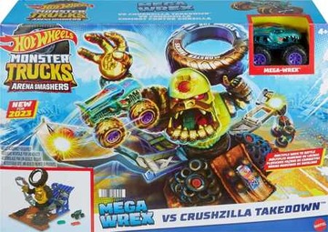 Hot Wheels Monster Trucks Arena Smashers – Arena Goryla Zestaw HPN71