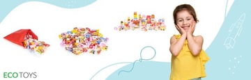 Деревянные образовательные весла Candy City 115e