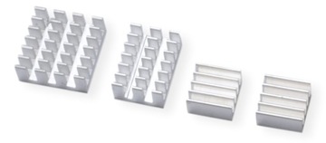 Zestaw 4 szt. radiatorów alu. do Raspberry Pi 4B