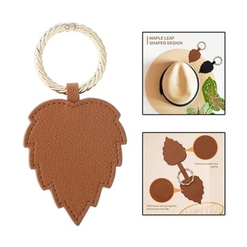 Магнитный зажим для шляпы Зажим для дорожной шляпы для коричневого цвета