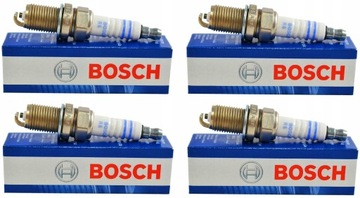 4SZTUKI BOSCH ŚWIECE ZAPŁONOWE SUPER PLUS +8 FR7DC+ CITROEN OPEL PEUGEOT