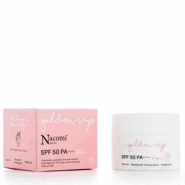 Nacomi Next Lvl Krem do Twarzy SPF50 UV Basic 50ml