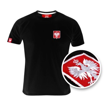 Koszulka PATRIOTYCZNA z orłem Bóg Honor Ojczyzna