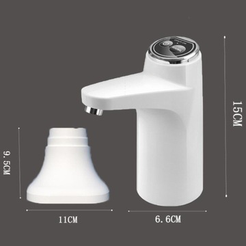 Automatic pump electric dispenser for drinking water bottle with White