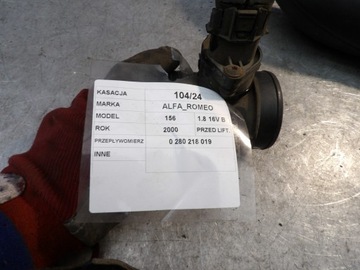 ALFA ROMEO 156 VÁHA VZDUCHU 1,8B 0280218019