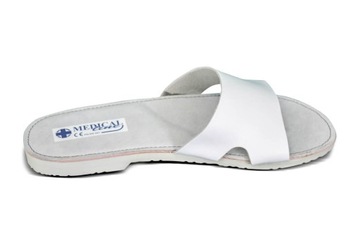 KLAPKI DAMSKIE OBUWIE MEDYCZNE skóra r.35