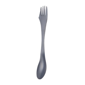 3 w 1 Spork Camping Widelec Łyżka Nóż Sztućce do użytku domowego Na Zewnątrz Czarny