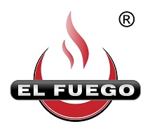 ДЫМОХОД ДЛЯ УГОЛЬНОГО ОСВЕЩЕНИЯ EL FUEGO, БОЛЬШОЙ И ПРОЧНЫЙ + УГОЛЬ Ø19x31см