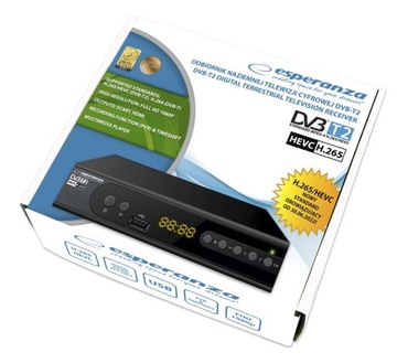 DVB-T2 ТЮНЕР, НАземный декодер H.265 HEVC + АНТЕННА