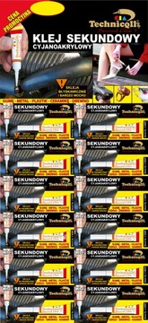 Klej cyjanoakrylowy sekundowy Technicqll 2g x12