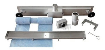 BALNEO Duplex Standard 2w1 Odpływ liniowy 70 cm dwustronny chrom