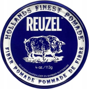 Reuzel Fiber Pomade MOCNA Pomada do włosów Matowa Pasta Granatowa 113 g