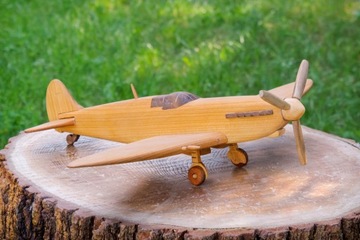 Большая МОДЕЛЬ деревянного истребителя Spitfire