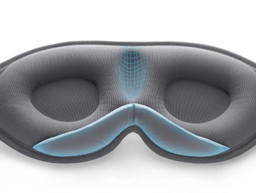 Маска для глаз из пены с эффектом памяти унисекс оранжевая PRO Trilancer