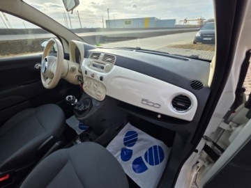 Fiat 500 II Seria 1 1.2 69KM 2011 Fiat 500 1.2 69Ps Panorama POLSKORY Alu Bialy Gwarancja 1.2 Benzyna, zdjęcie 16