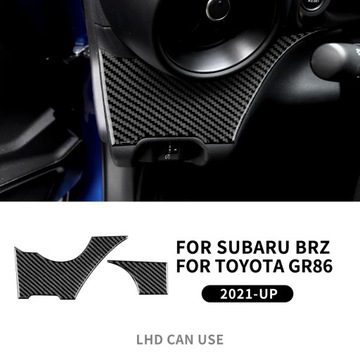 PRAVÉ NÁLEPKA Z VLÁKNA  UHLÍKOVÉHO PRO SUBARU BRZ TOYOTA GR86 202~17156