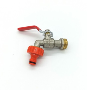 Zawór wodny kulowy Hydroland 1/2'' szybkozłączka
