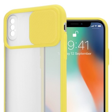 ETUI PODWÓJNA OCHRONA DO IPHONE X/XS | ŻÓŁTE