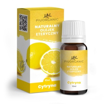 Olejek Zapachowy CYTRYNA 100% NATURALNY Eteryczny Cytrynowy Aromat 10 ml