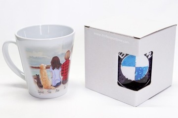 Кружка с ЛЮБЫМ принтом, WHITE LATTE PHOTO MUG