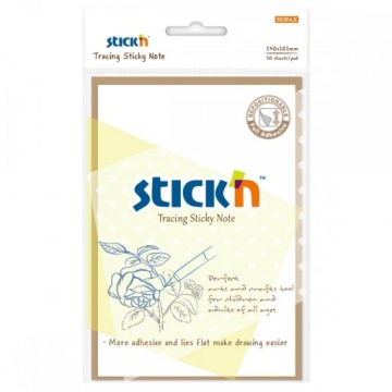 Стікери самоклеючі прозорі прозорі 101x152/30 Stick'n