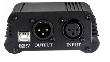 Фантомный USB-блок питания 48 В для микрофонов M48P XLR
