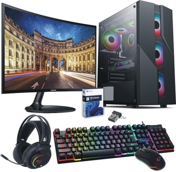 Komputer 7-gen AMD 16GB HDD 1000GB LED24 +Win10